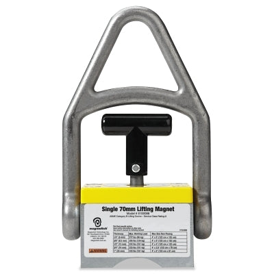 MLAY1000 Lifting Magnet, 1000 lb Max Load Cap