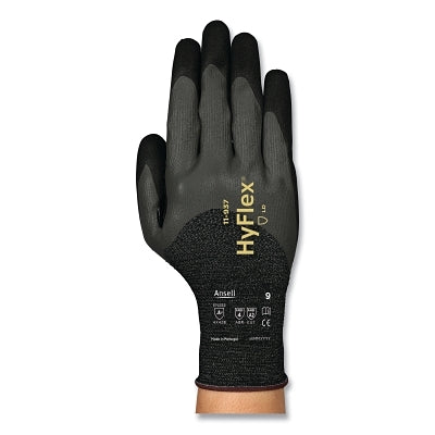 11-937 Oil-Repellant Gloves, Foam Nitrile/Dyneema Diamond Technology, Size 11, Grey/Black/Anthracite