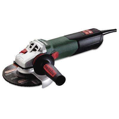Small Angle Grinder, Quick, 6 in dia, 13.5 A, 9600 RPM, Sliding Switch with Lock