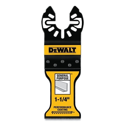 Oscillating Cutting Blade, 1-1/4 in, Titanium, For Metal Cutting