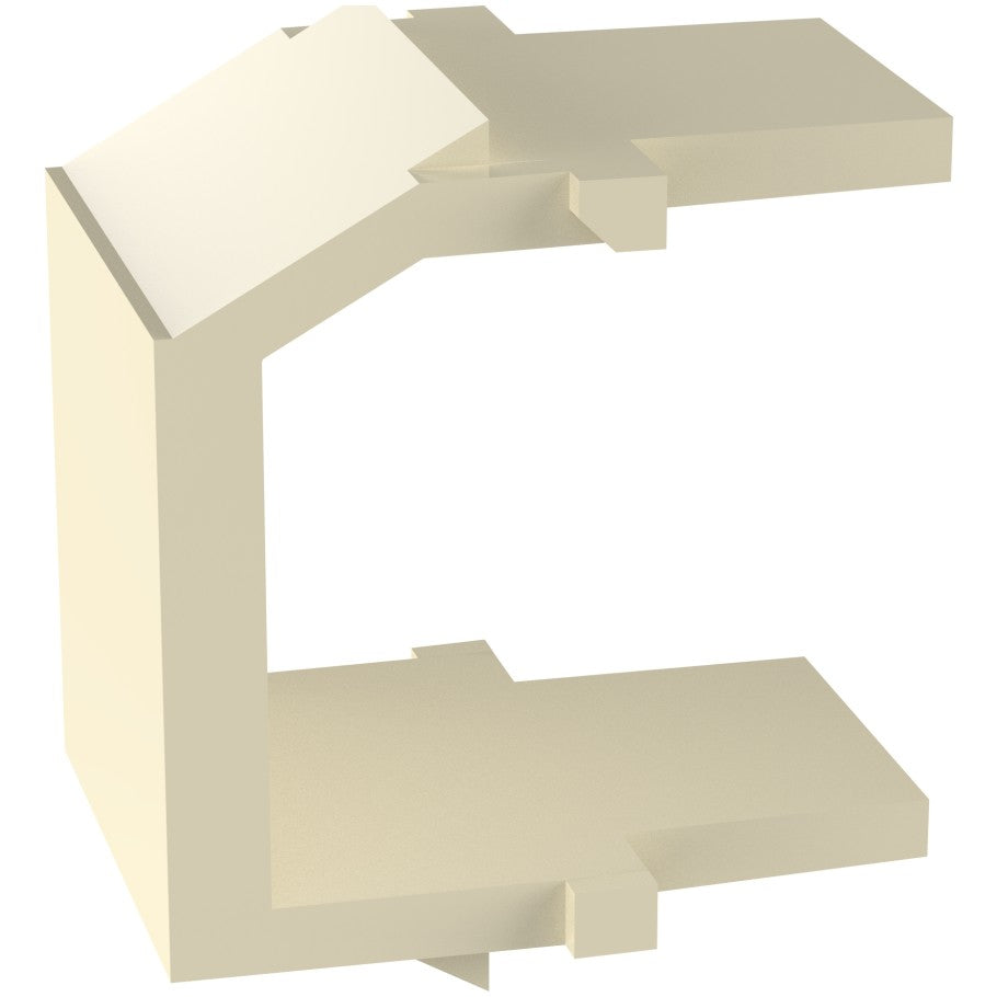 NetKey Blank Keystone Module, Electric Ivory