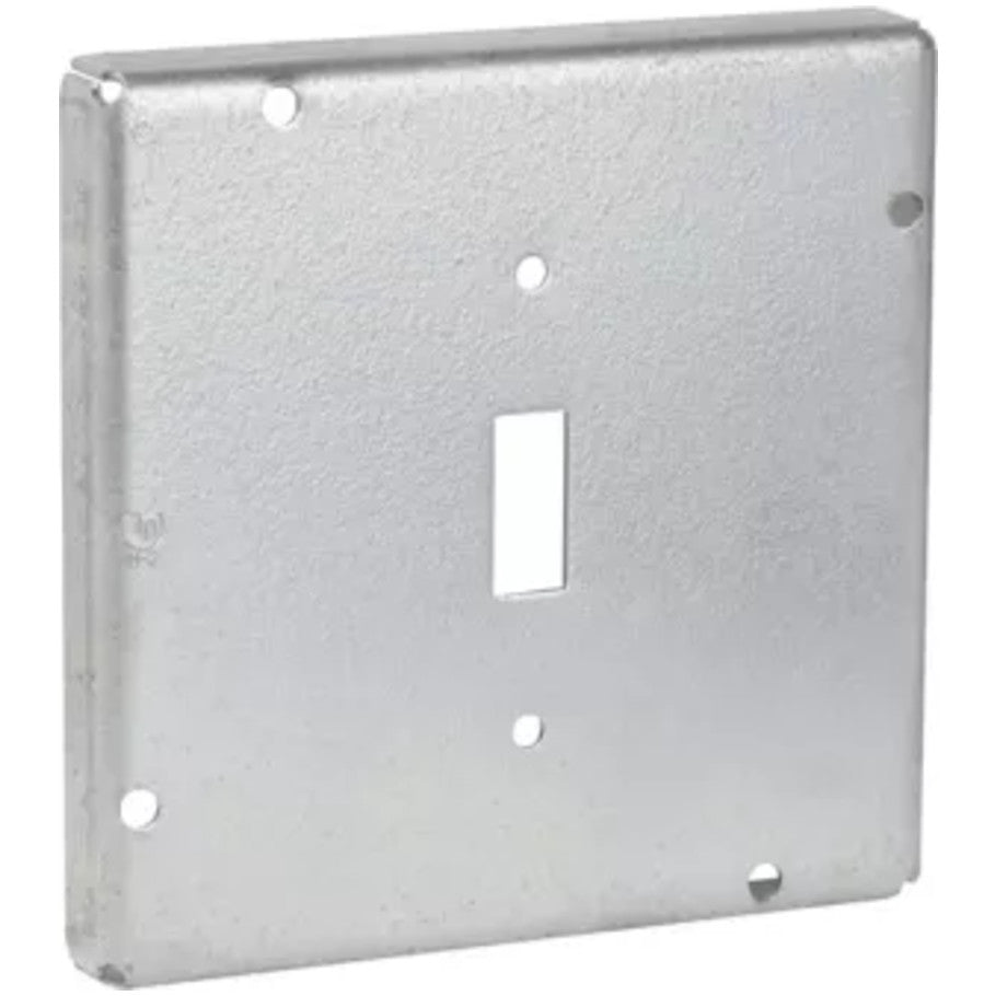 Steel 4-11/16 in. Square Surface Cover Raised 1/2 in.