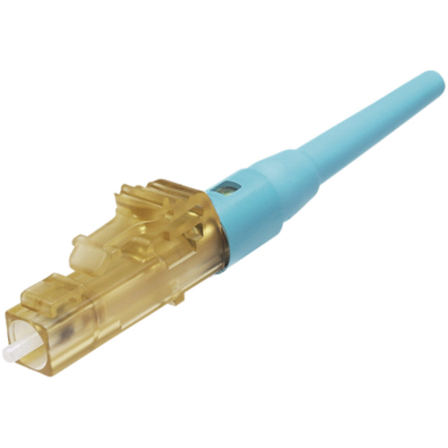OptiCam LC Simplex Connector, OM3/OM4/OM5, Aqua