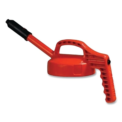 Stretch Spout Lid, 0.5 in dia, Orange, Engineering Plastic