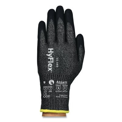 11-543 Cut Resistance Gloves, Size 10, Black, Vend Pk