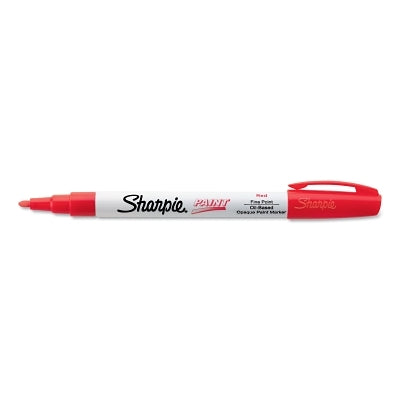 Oil Based Paint Marker, Red, Fine, Fine Bullet