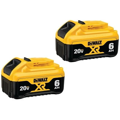 MAX* Cordless Tool Battery, 20 V, Lithium-ion, 6.0 Ah, 2 PK