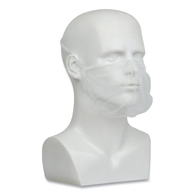 Beard Cover, 19 in, White, Nylon