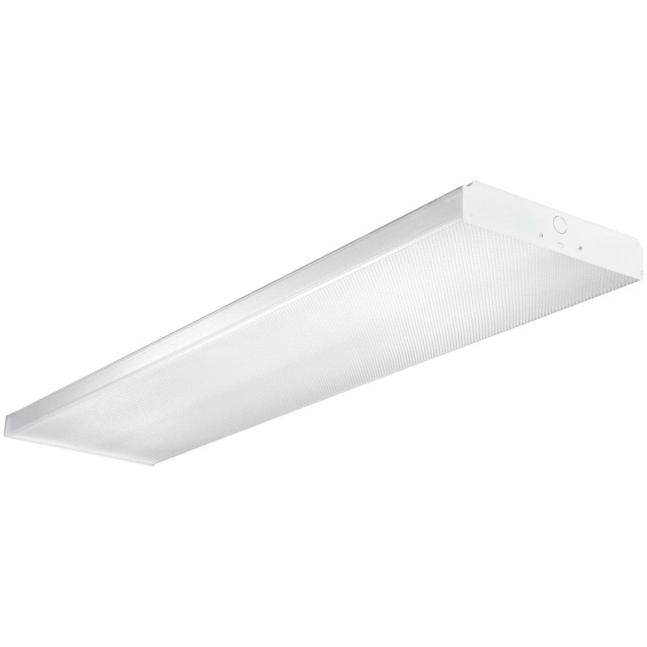 Metalux WN Series Wraparound, Fluorescent, 120/277V, 4 ft. L, (2) 32W T8