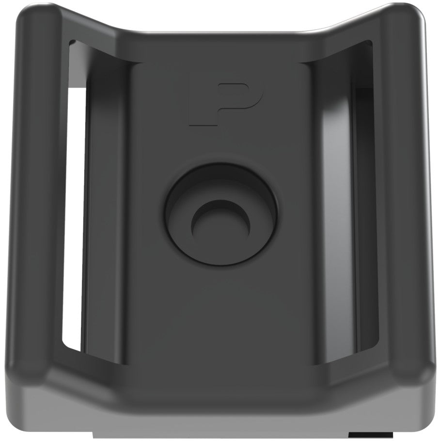 Tak Ty Hook and Loop Cable Tie Mount With Pre Installed Rubber Adhesive, Black Nylon