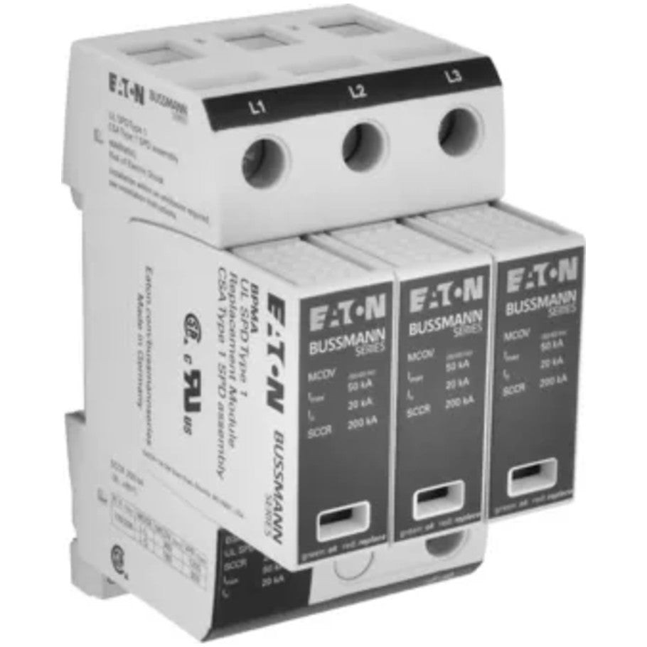 BSPMA Series, Surge Protection Device, 480V ac, 3-Phase, Visual Indication, Wye System