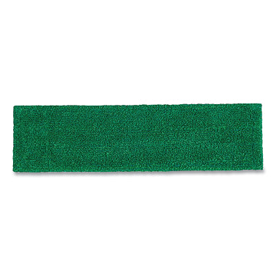 Adaptable Flat Mop Microfiber Pad, 5.5 in W x 19.5 in L, Green