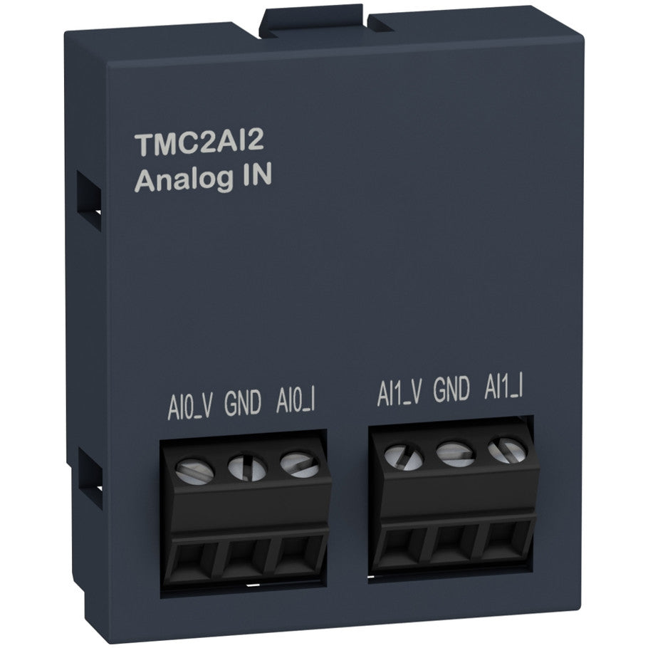 Cartridge M221 - 2 analog inputs - I/O extension