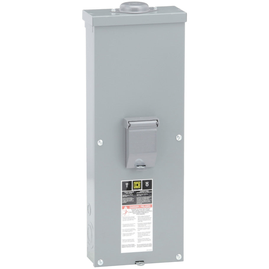 QOM 100 to 225A NEMA 3R 2-Pole Circuit Breaker Enclosure