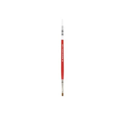 Red Sable Artists Brushes, 4.4 mm W, Red Sable, wood handle