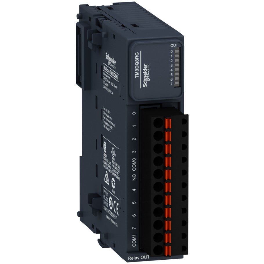 Modicon TM3 - 8 relay outputs (spring) 24Vdc
