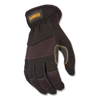Performance Driver Hybrid Gloves, X-Large, Cowhide/Neoprene/Spandex/Terry Cloth, Black/Gray