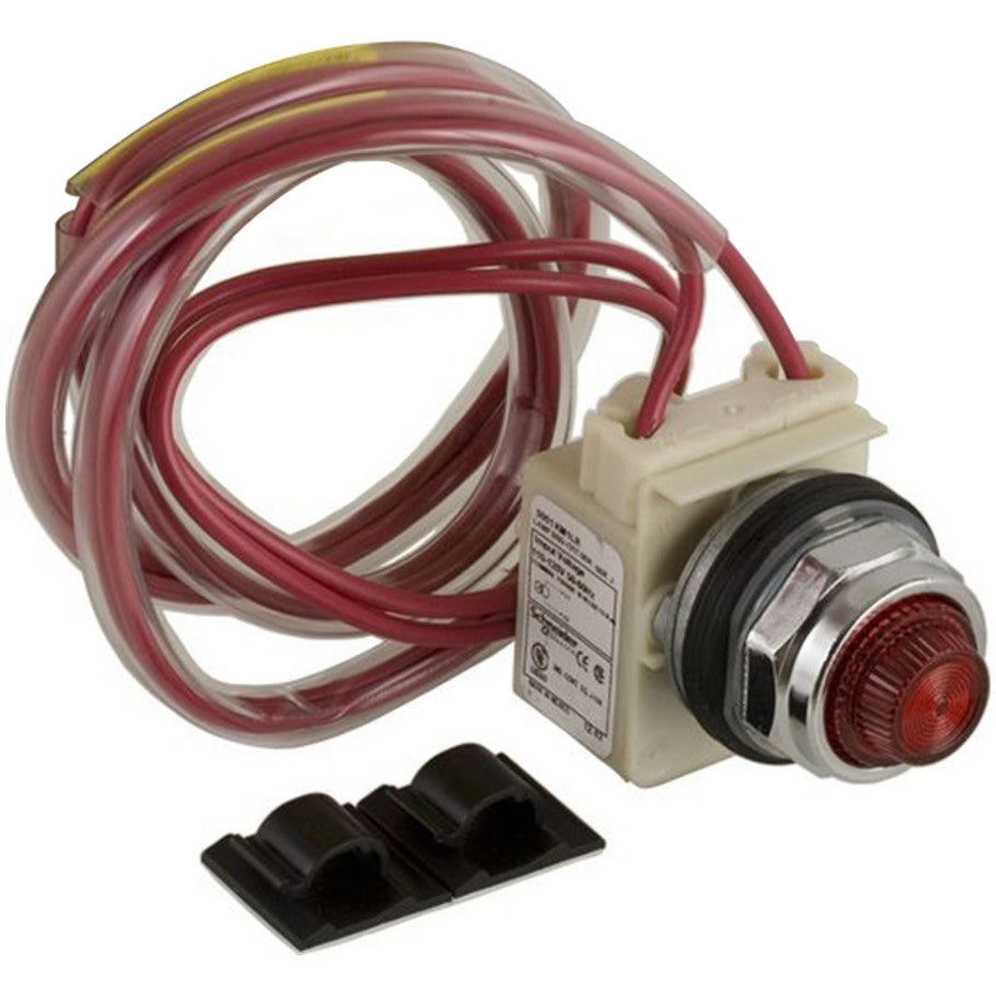 Pilot light kit Type S, LED, red, Type 1-3R-12, NEMA size 00-7, 120VAC 60Hz