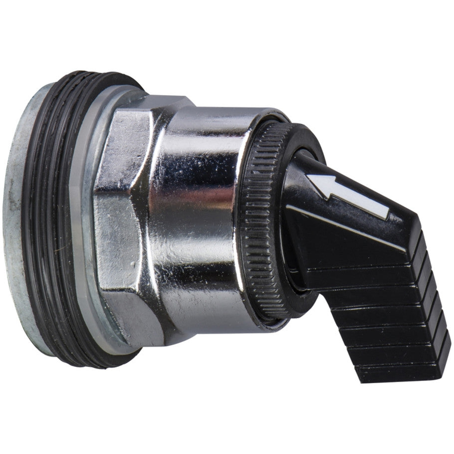 Harmony 30mm Selector Switch, Non-Illuminated, 3-Position, Black Gloved Hand Knob, Spring Return-Both Sides to Center