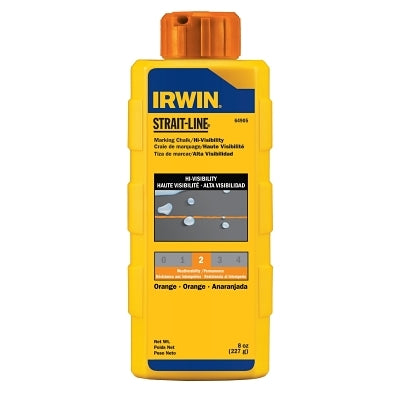 Hi-Visibility Marking Chalk, 8 oz, Hi Vis Orange