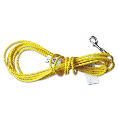 Poly Rope, Tag Line (Not Load Bearing) 130 ft, Polypropylene, Yellow