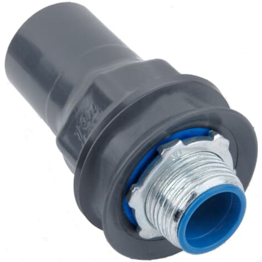 Ocal  176; Liquid Tight Connector, PVC-Coated Steel, Straight, 1/2 in.
