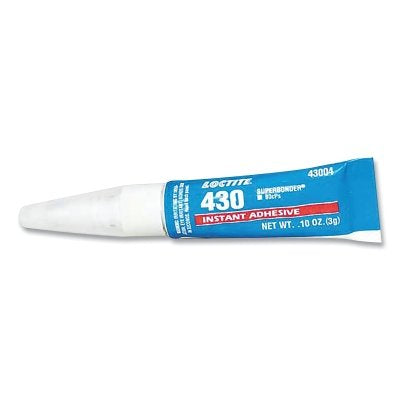 Loctite 430 Super Bonder Instant Adhesive, 3 g, Tube, Clear