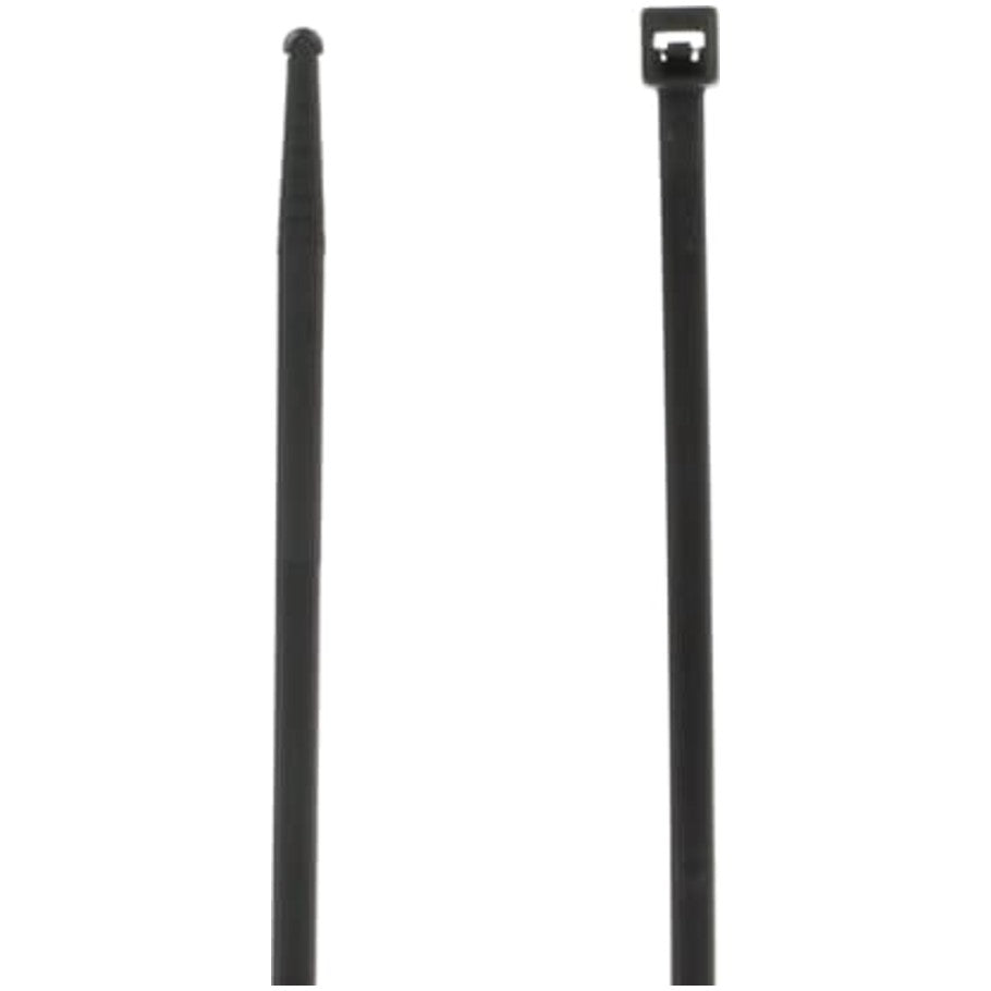 Catamount Intermediate Cable Ties, General Purpose, UV Black Nylon, 5.60 L x 0.13 in. W