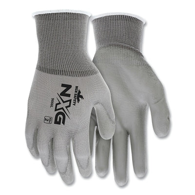 NXG PU Coated Work Gloves, 9666, Small, Gray