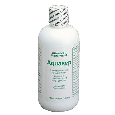 AquaGuard Gravity-Flow Eye Wash Refill, 8 oz, Bacteriostatic Additive