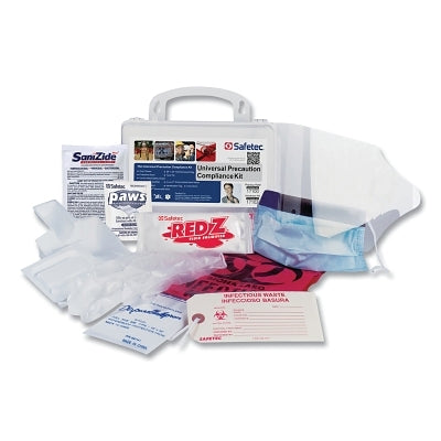 Universal Precaution Kits +, Reduces Exposure to Infectious Waste, Carry Handle