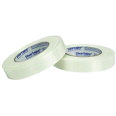 Industrial Grade Strapping Tape, 3/4 in W, 60 yd L, 175 lb/in, White