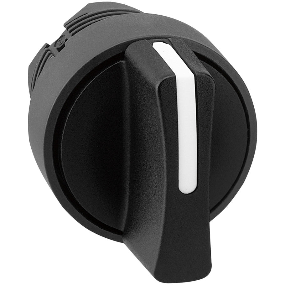 Harmony 22mm Selector Switch Head, Standard Lever, Non-Illuminated, Black, 3-Position Momentary to Center