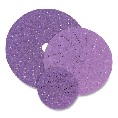 3M 051131-31376 Cubitron II Hookit Clean Sanding Abrasive Disc, 737U, Precision Shaped Ceramic, 8 in dia, 80+