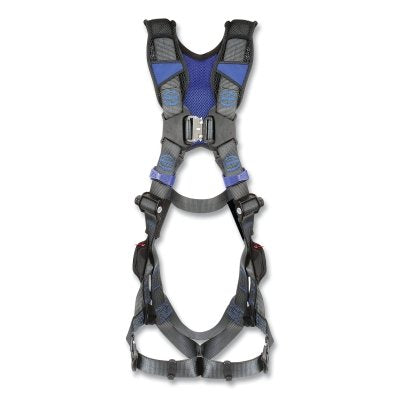 3M 1403200 ExoFit X300 X-Style Vest Safety Harness, Back D-Ring, XL/2XL, Auto-Locking QC/Revolver