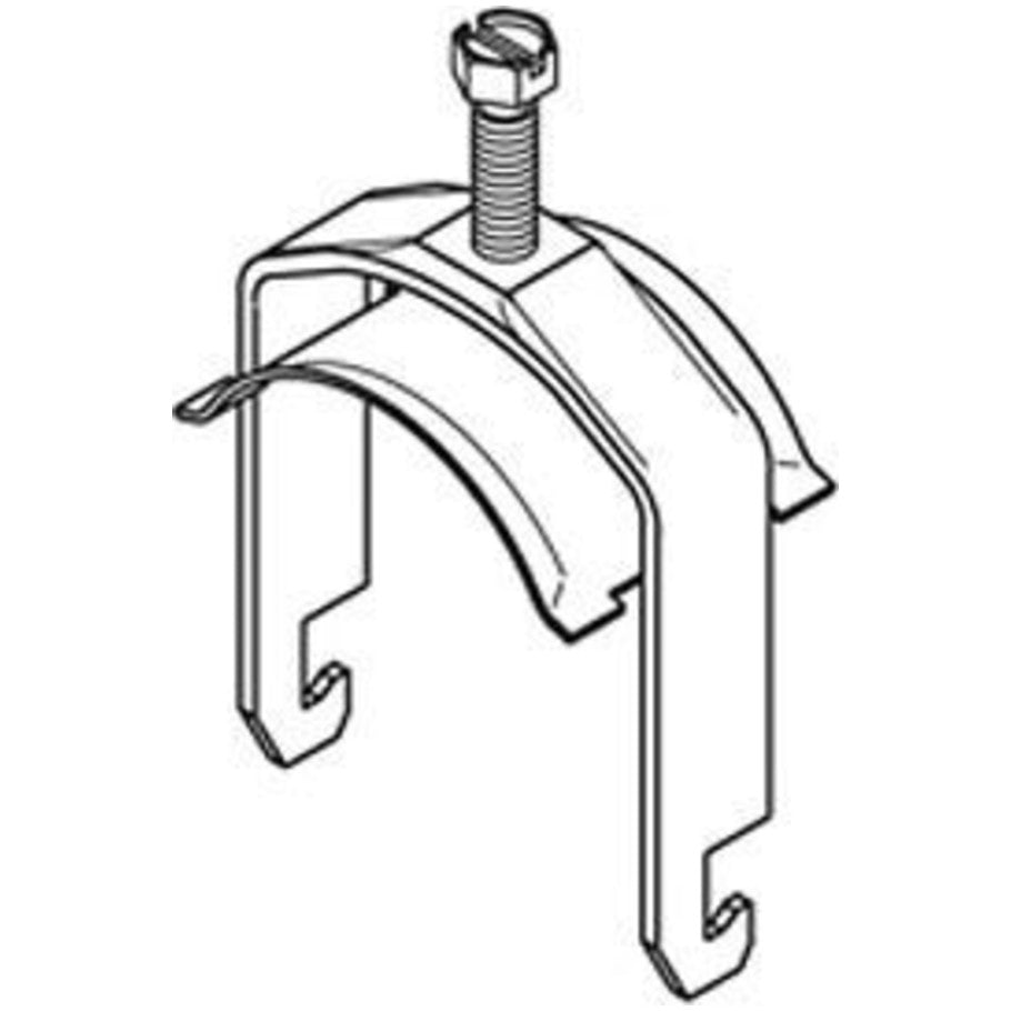 Cable Tray Fitting, Cable Clamp, Stainless Steel, 1.550 to 2.050 (Cable) in