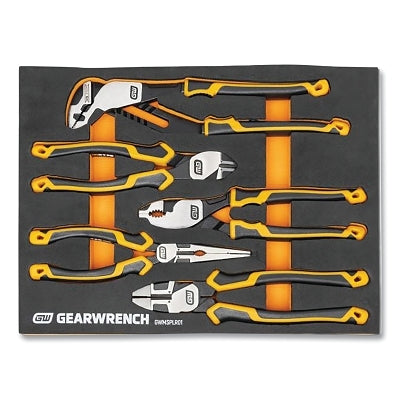 Modular Pitbull Plier Set, 5-pc, General Purpose, With Foam Tray