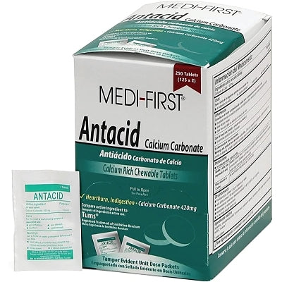 Antacid, Calcium Carbonate, Mint