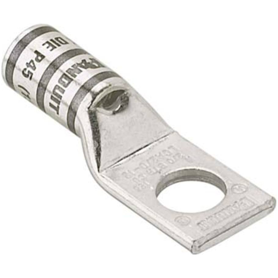 One-Hole Standard Barrel Lug with Inspection Window, 1/2 in., 2/0 AWG