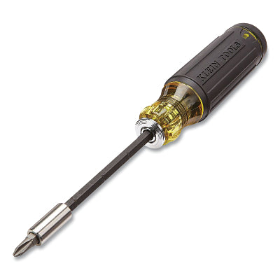 14-in-1 Multi-Bit Adjustable Length Screwdriver/Nut Driver, SAE, (1) Combo/Nut Driver, (2) Slotted/Square, (4) Phillips/Torx