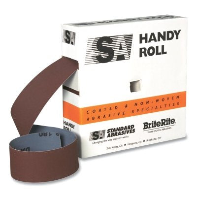 3M 051115-32902 Aluminum Oxide Handy Roll, P80 Grit, Medium, Aluminum Oxide