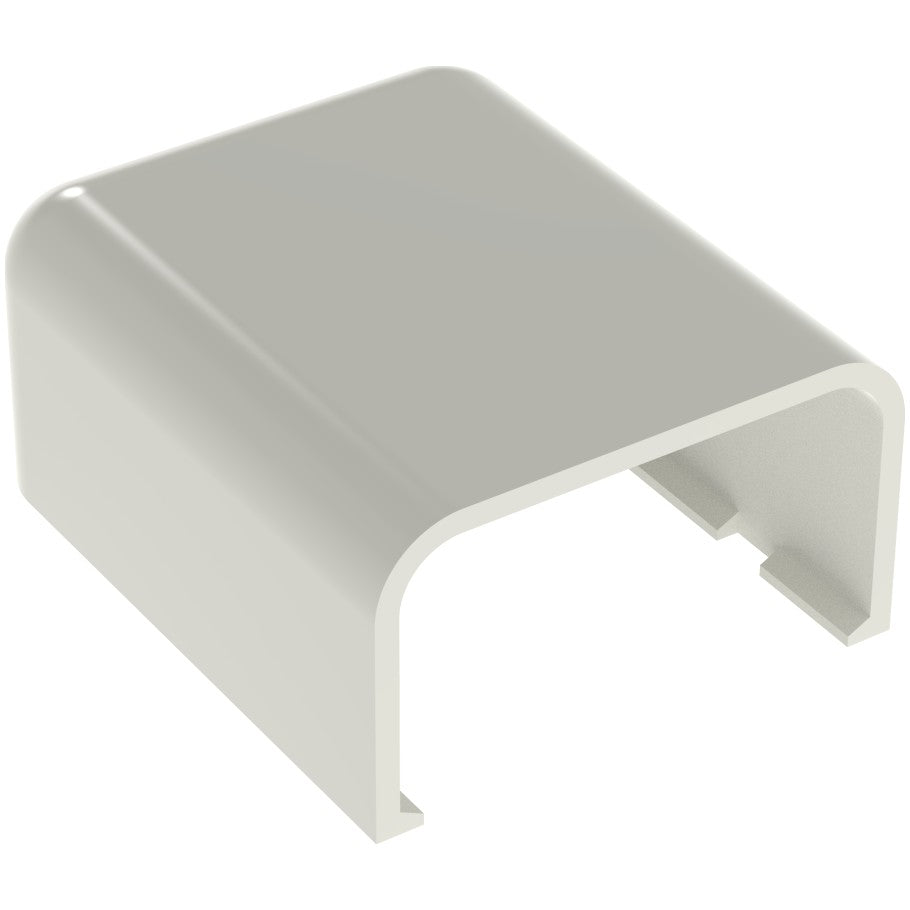 Surface Raceway, LD10 End Cap Fitting, Off-White