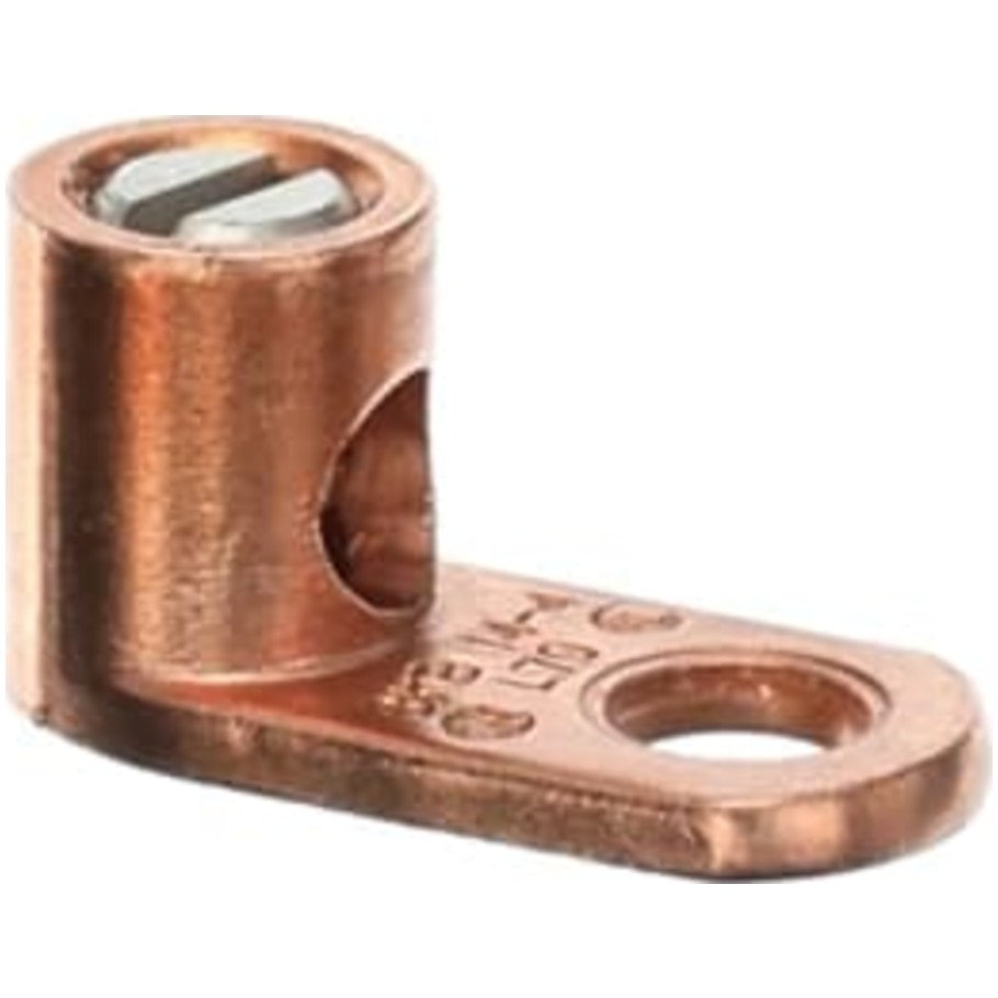 Blackburn One-Hole Mount Single Conductor Copper Mechanical Connector, 4 str. to 14 sol.