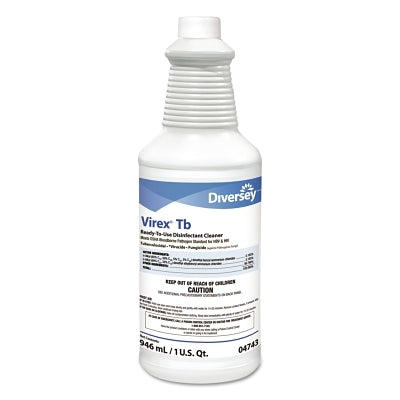 Disinfectant Cleaner, Lemon Scent, Liquid, 32 oz, Spray Bottle