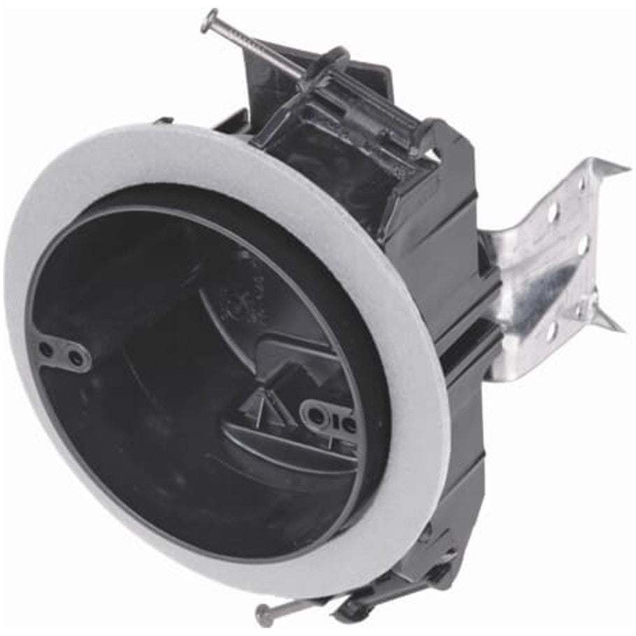 Black Polycarbonate Ceiling Box, Angled Side Nails/ 3 Bracket