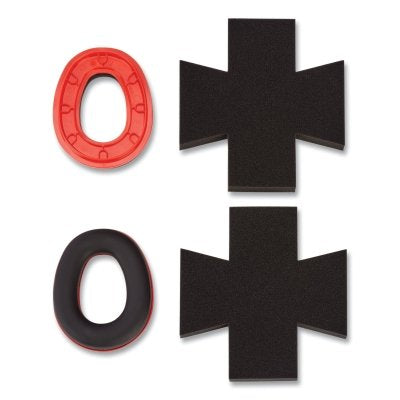 V-Gard Hygiene Kit for Helmet Mounted Earmuff, Pair of Cushions, Pair of Inserts, High, 31 dB
