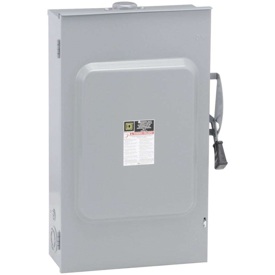 General Duty Disconnect, Fusible, 3 Phase, 200A 120/240V, 3P4W