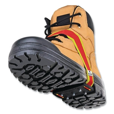 Mid-Sole Intrinsic Ice Cleat, One Size, Polymer Blend, Black/Red/Yellow, Original Profile