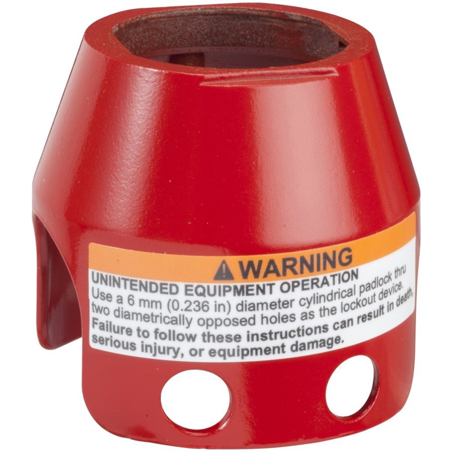 Padlockable guard for mushroom head 40mm, Harmony XB4, metal, red