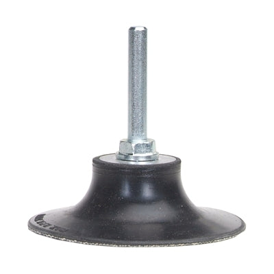 Speed-Lok TS Back-Up Pads, 3 in Dia, 1/4 in Shank, Hard